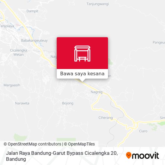 Peta Jalan Raya Bandung-Garut Bypass Cicalengka 20