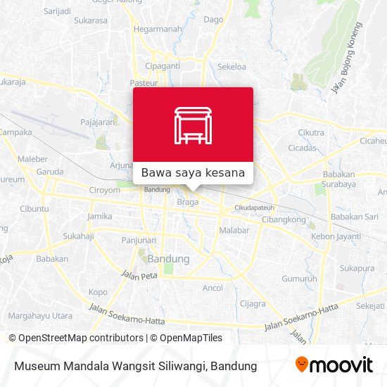 Peta Museum Mandala Wangsit Siliwangi