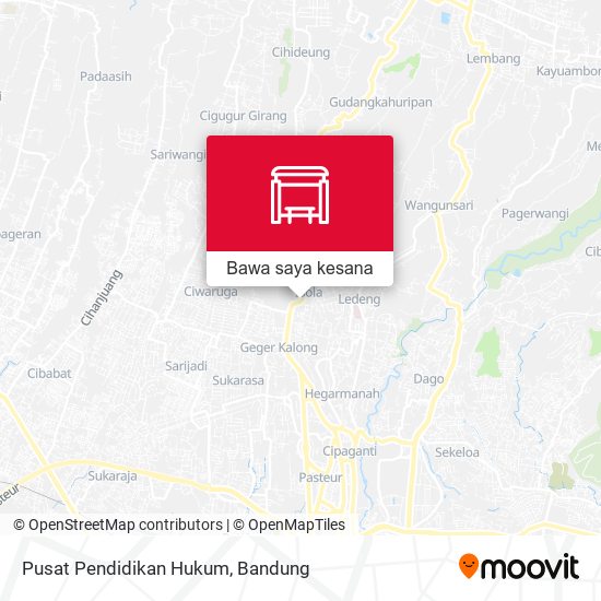 Peta Pusat Pendidikan Hukum
