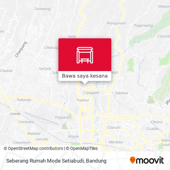 Peta Seberang Rumah Mode Setiabudi
