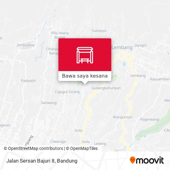 Peta Jalan Sersan Bajuri 8