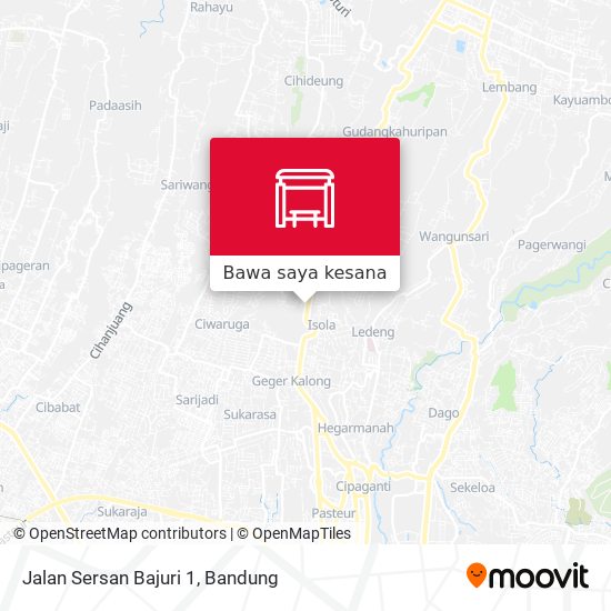Peta Jalan Sersan Bajuri 1