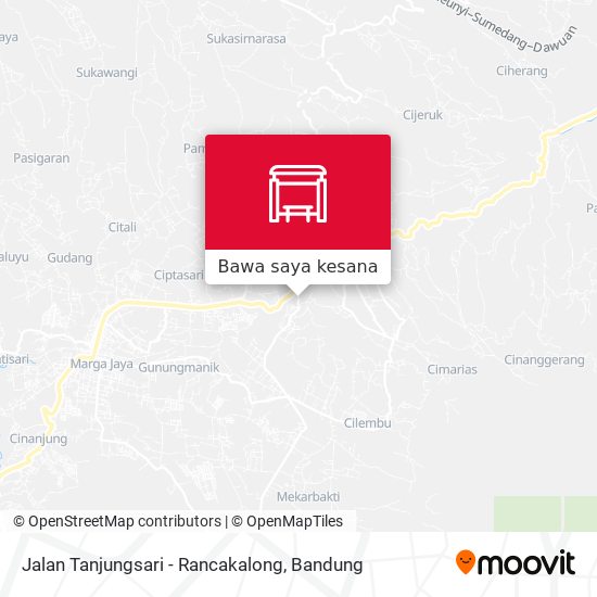 Peta Jalan Tanjungsari - Rancakalong
