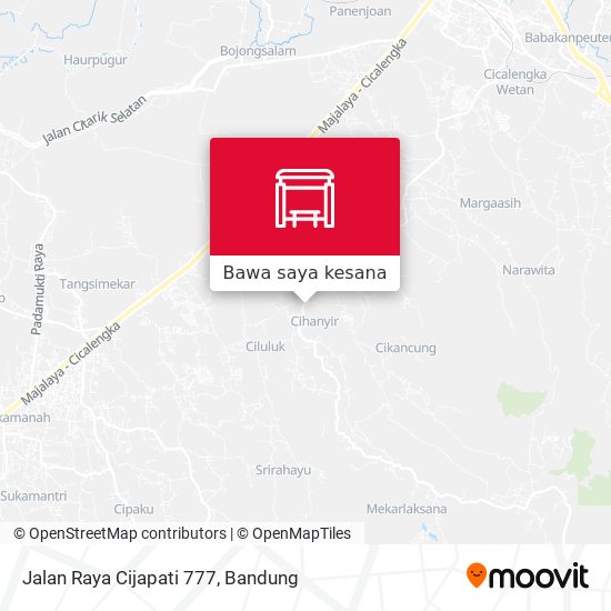Peta Jalan Raya Cijapati 777