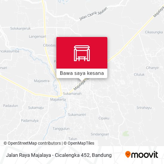 Peta Jalan Raya Majalaya - Cicalengka 452