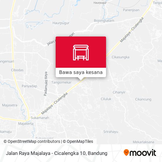 Peta Jalan Raya Majalaya - Cicalengka 10