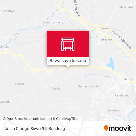 Peta Jalan Cibogo Sawo 95
