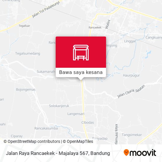 Peta Jalan Raya Rancaekek - Majalaya 567