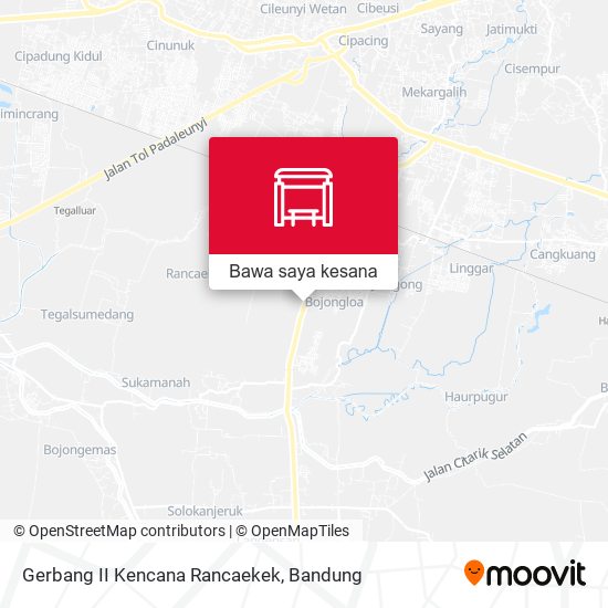 Peta Gerbang II Kencana Rancaekek