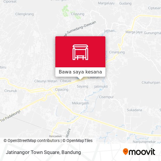 Peta Jatinangor Town Square