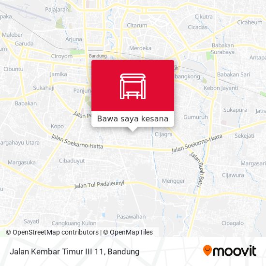 Peta Jalan Kembar Timur III 11