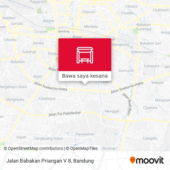 Peta Jalan Babakan Priangan V 8