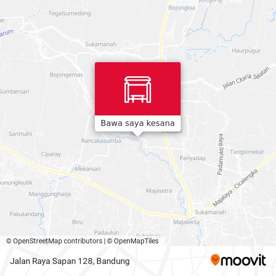 Peta Jalan Raya Sapan 128