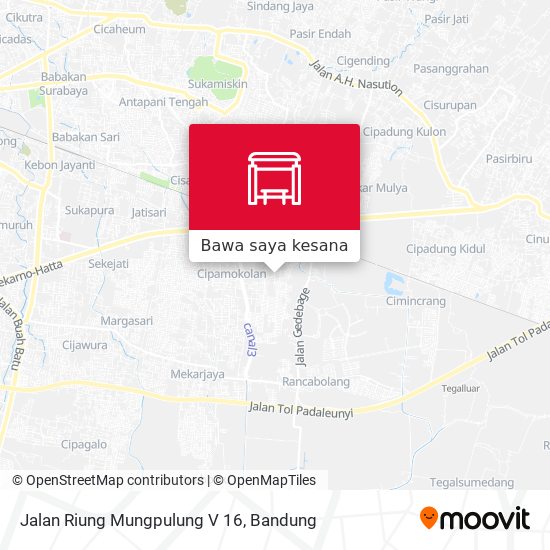 Peta Jalan Riung Mungpulung V 16
