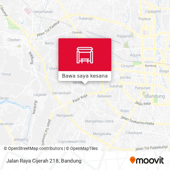 Peta Jalan Raya Cijerah 218