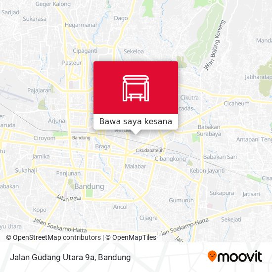 Peta Jalan Gudang Utara 9a