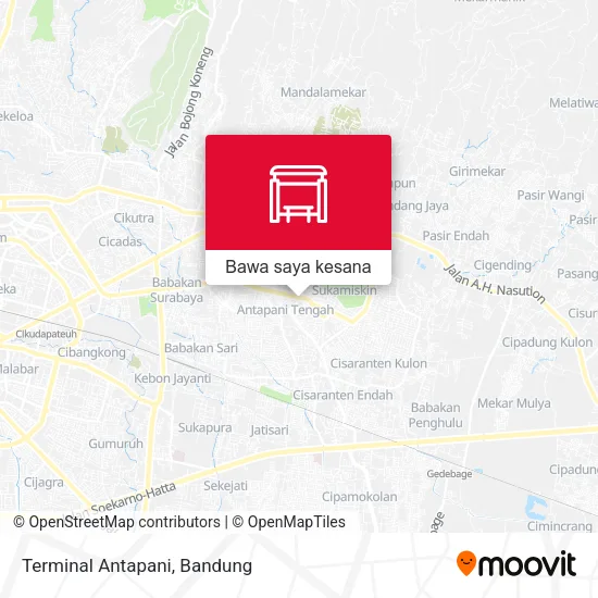 Peta Terminal Antapani
