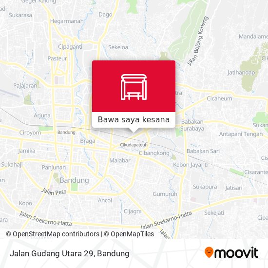 Peta Jalan Gudang Utara 29