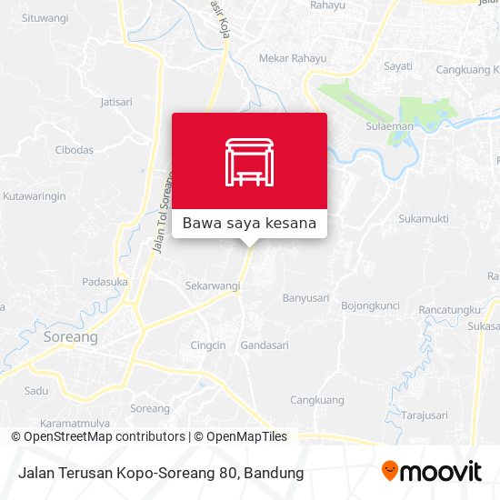 Peta Jalan Terusan Kopo-Soreang 80