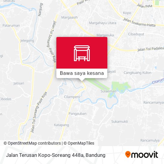 Peta Jalan Terusan Kopo-Soreang 448a