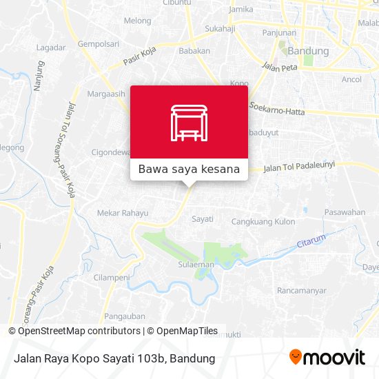 Peta Jalan Raya Kopo Sayati 103b