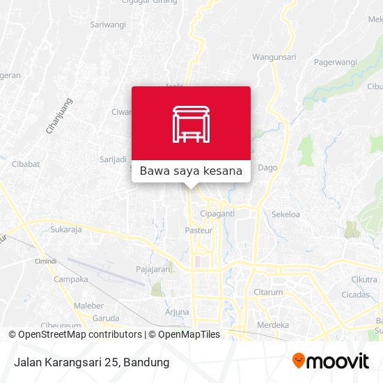 Peta Jalan Karangsari 25