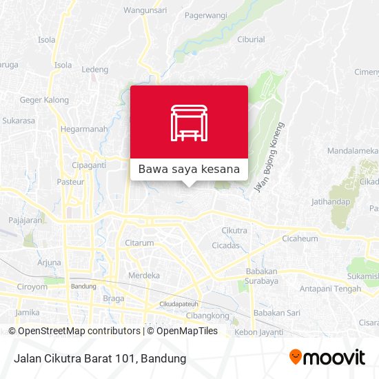 Peta Jalan Cikutra Barat 101