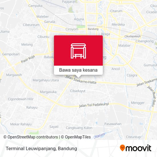 Peta Terminal Leuwipanjang