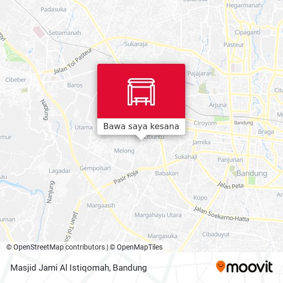 Peta Masjid Jami Al Istiqomah