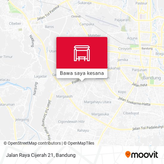 Peta Jalan Raya Cijerah 21