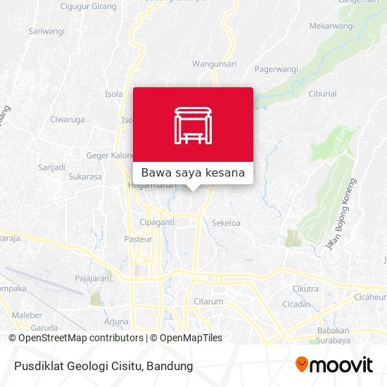 Peta Pusdiklat Geologi Cisitu