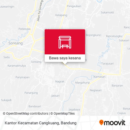 Peta Kantor Kecamatan Cangkuang