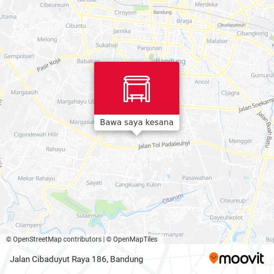 Peta Jalan Cibaduyut Raya 186