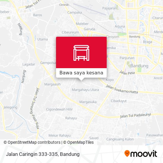 Peta Jalan Caringin 333-335