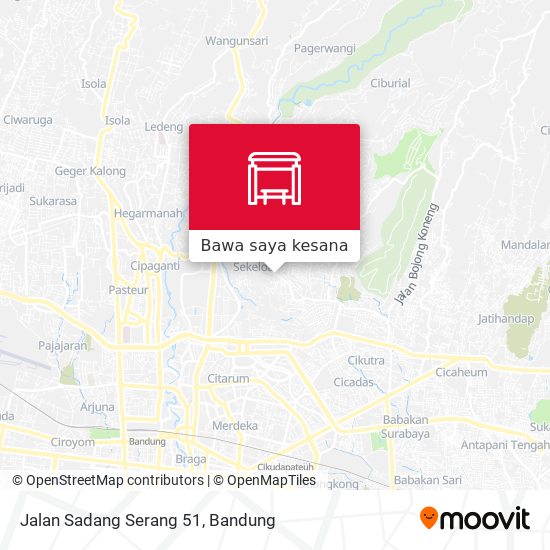 Peta Jalan Sadang Serang 51