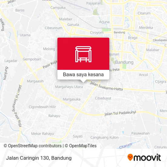 Peta Jalan Caringin 130