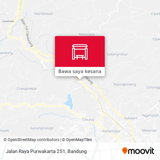 Peta Jalan Raya Purwakarta 251