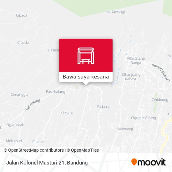 Peta Jalan Kolonel Masturi 21