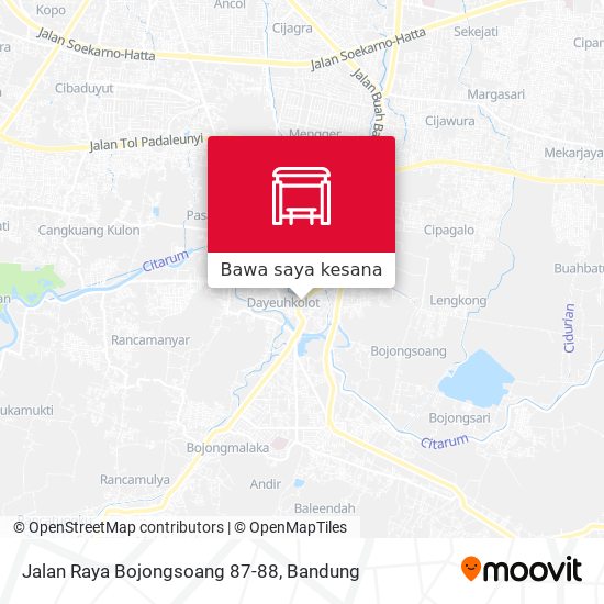 Peta Jalan Raya Bojongsoang 87-88