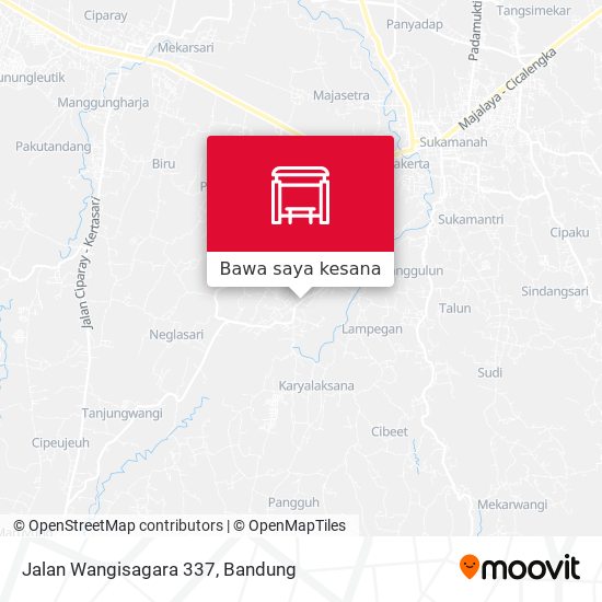 Peta Jalan Wangisagara 337
