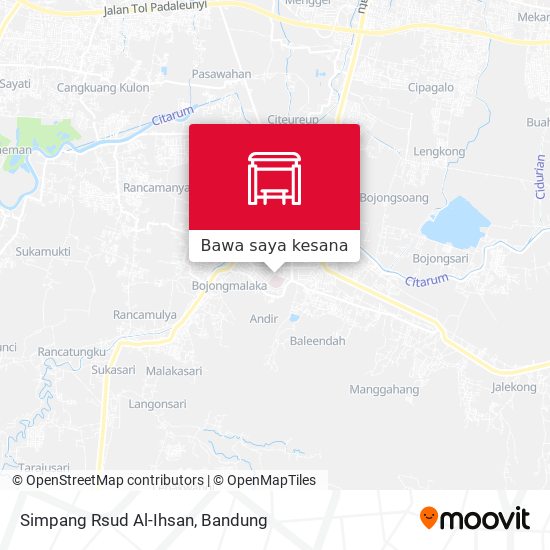Peta Simpang Rsud Al-Ihsan