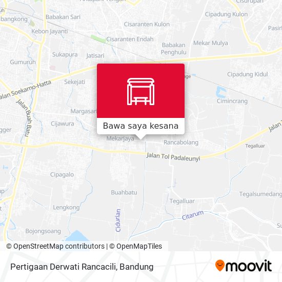 Peta Pertigaan Derwati Rancacili