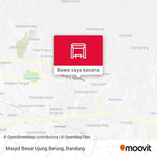Peta Masjid Besar Ujung Berung