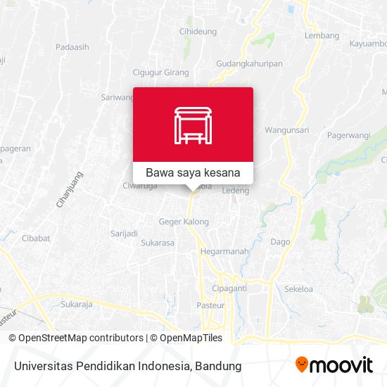 Peta Universitas Pendidikan Indonesia