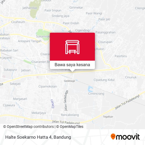 Peta Halte Soekarno Hatta 4