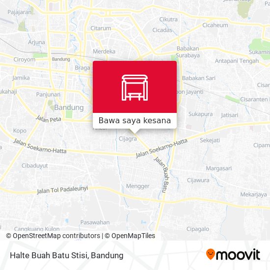 Peta Halte Buah Batu Stisi