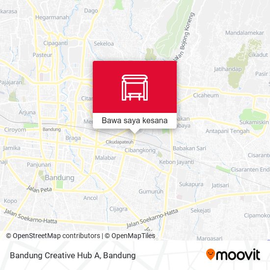 Peta Bandung Creative Hub A