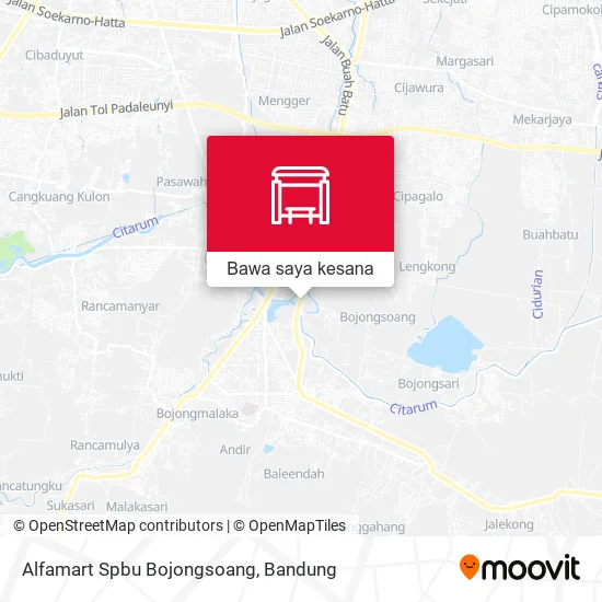 Peta Alfamart Spbu Bojongsoang
