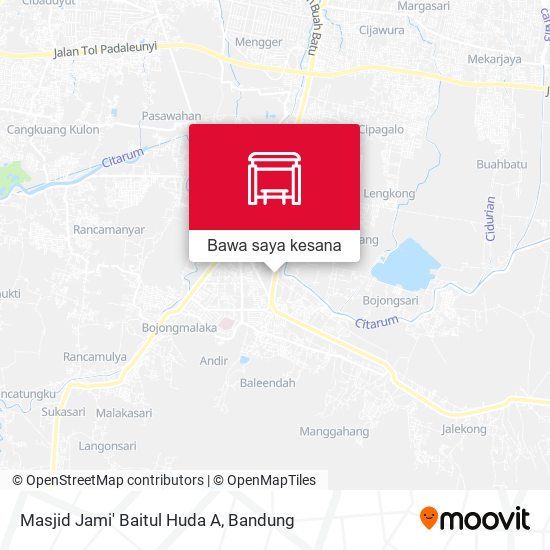 Peta Masjid Jami' Baitul Huda A