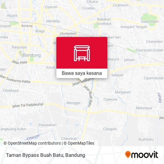 Peta Taman Bypass Buah Batu